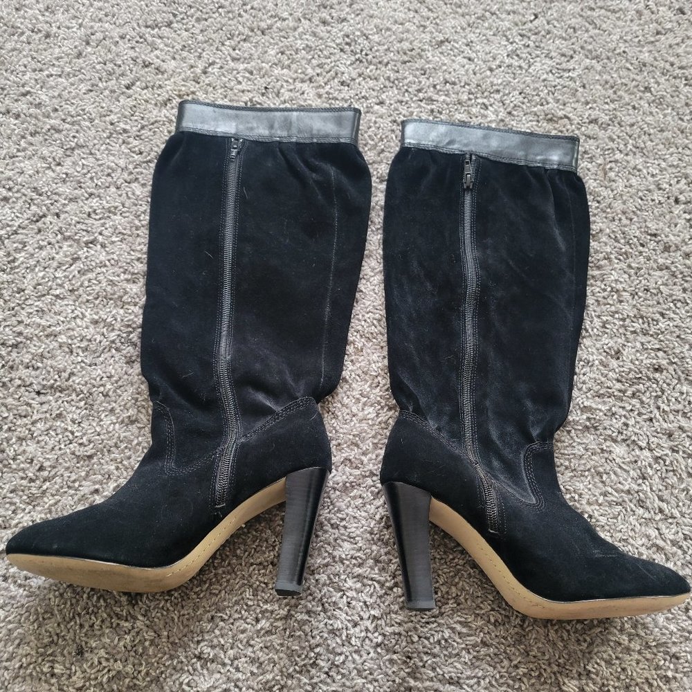 Michael Kors Black suede boots